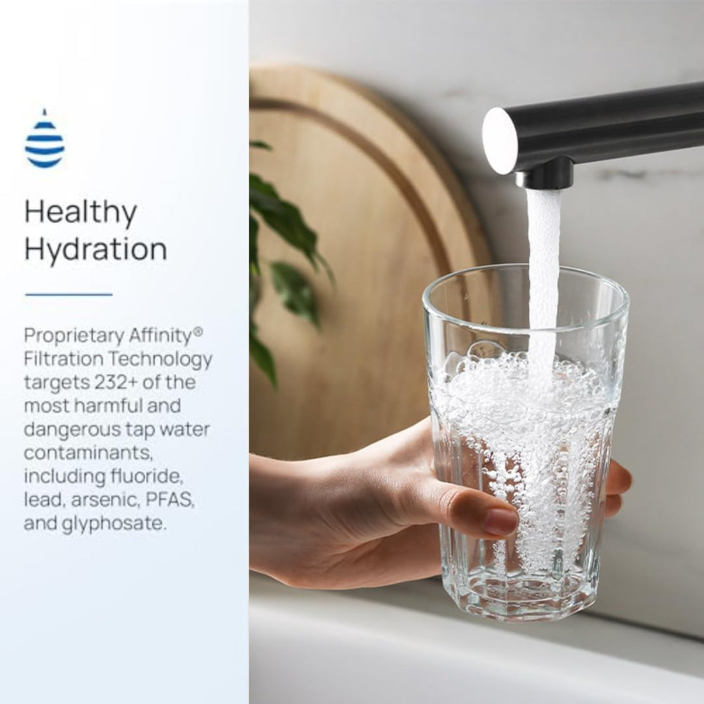 Clearly Filtered Inline Water Filter for Refrigerator, Ice Maker Water Line