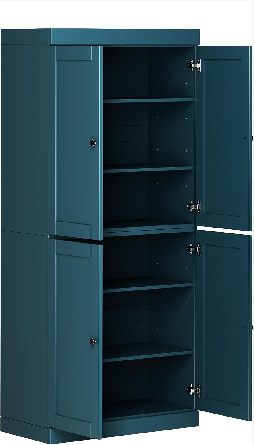 Palace Imports Solid Wood Kitchen Pantry Cabinet - 71.5" Tall x 32"...