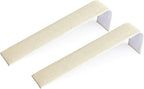 Novel Box 2 Pack Bracelet/Watch Ramp Beige Linen 2x8.25x2 Inches - Slim and Sleek Ramps for Jewelry Display - Bracelet Holder Organizer Stand for Wedding, Selling & Personal Use