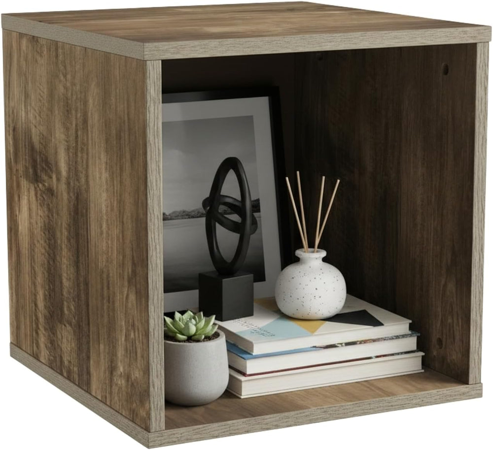 Lavish Home Cube Storage Organizer – Modular Stackable Bookshelf, Customizabl...