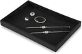 Valet Tray For Men, Velvet Jewelry Display,Premium Flat Catch All Trays,Luxury Mens Valet Tray,Black Jewelry Drawer Organizer