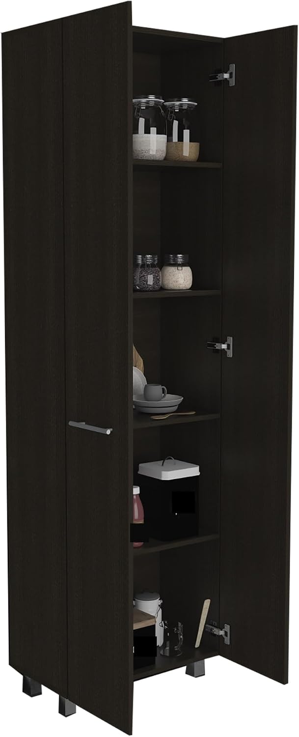 Pantry Cabinet with Storage Drawers, Mid-Century Sideboard Locker for Kitchen...