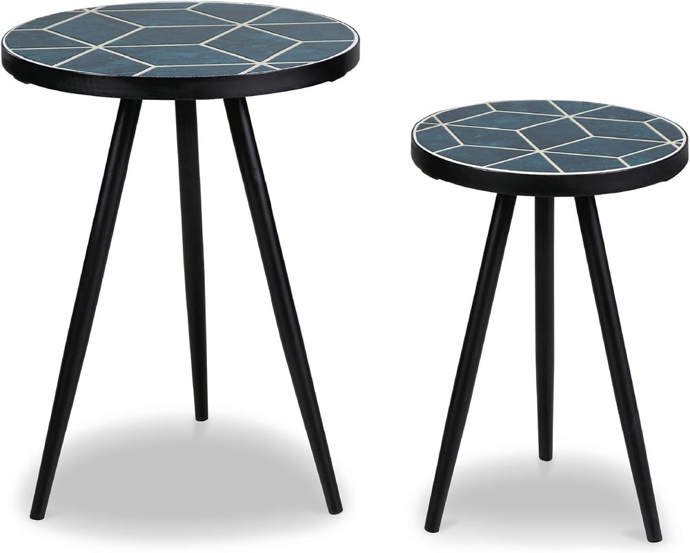 Signature Design by Ashley Clairbelle Contemporary Nesting Diamond Pattern Ac...