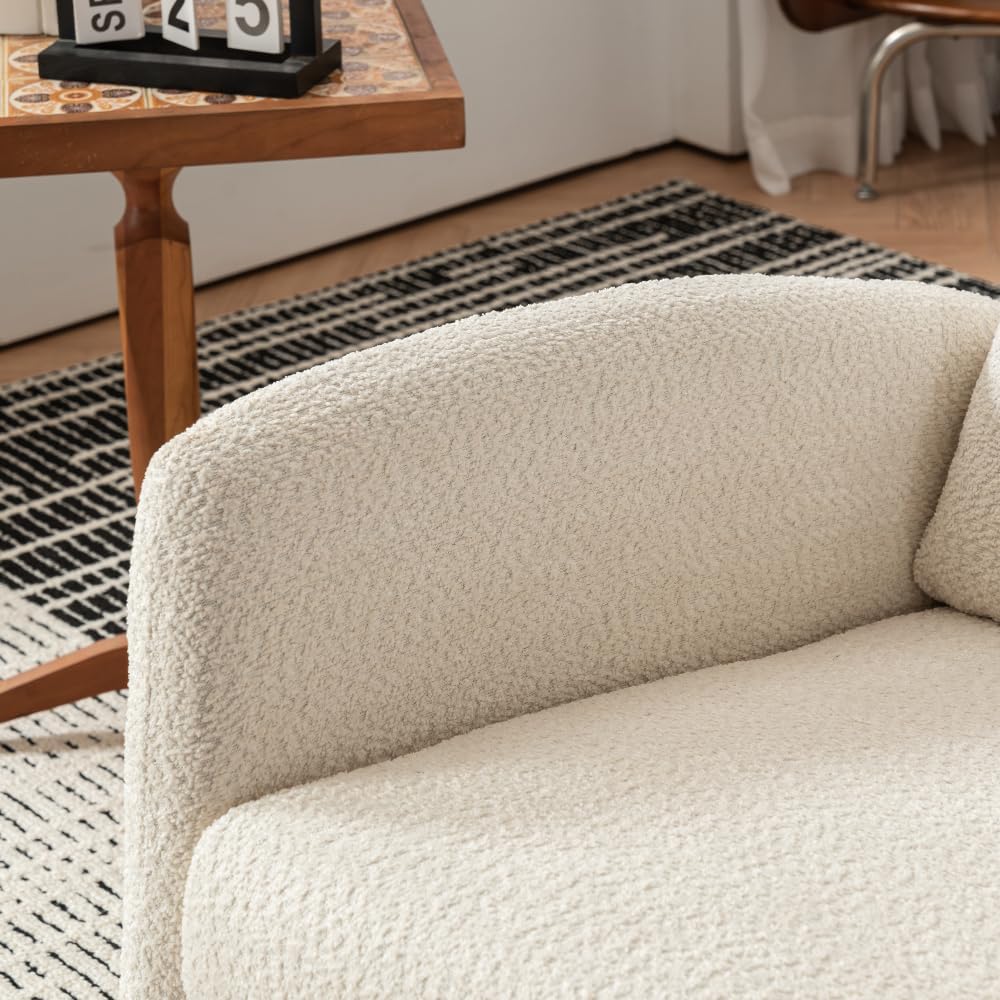 Chair with Footrest High Back Rubber Wood Rocking Legs Bedroom Living Space (...