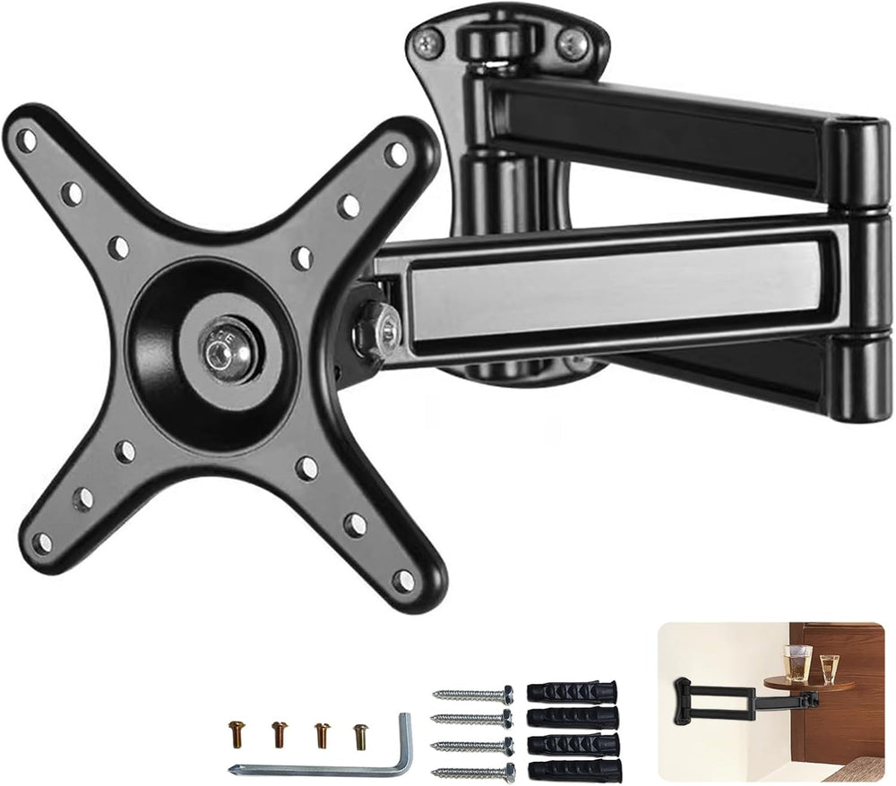 Wall Floating Nightstand Shelf Brackets,Foldable,Rotatable