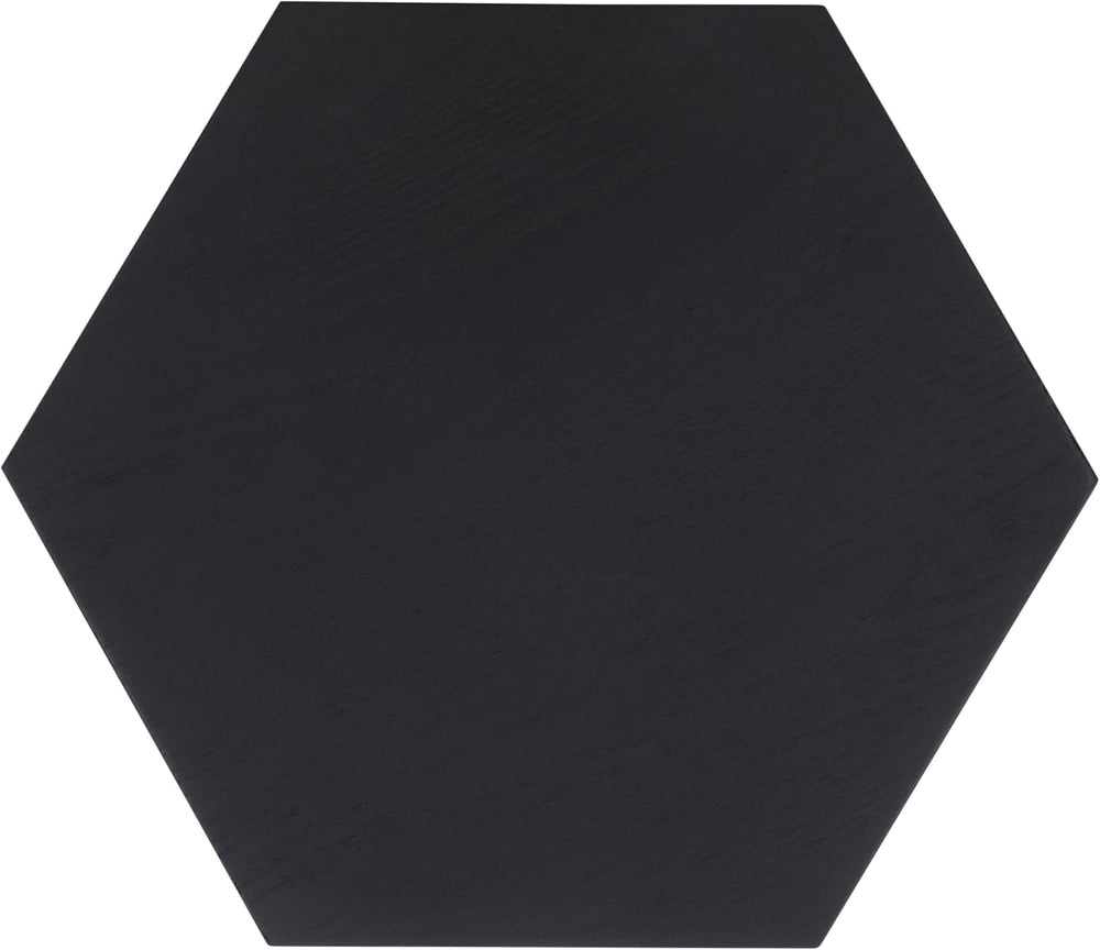 SAFAVIEH Home Collection - Barahan Hexagon End Table, Black Accent Side Table...