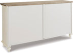 Signature Design by Ashley Roranville French Country Accent Cabinet or Server, White