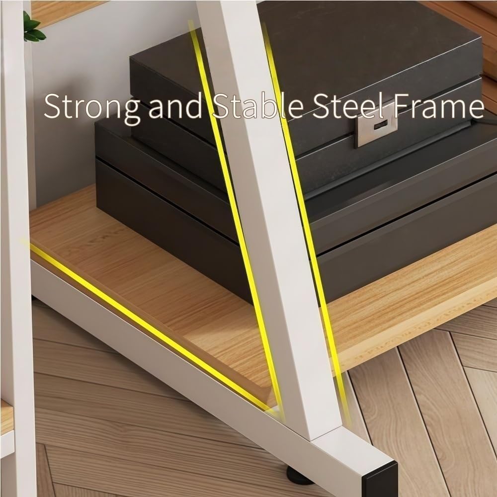 Altar Table with Dual-Tier Design, Compact Home Prayer Table with Storage She...
