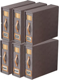 Bed Sheet Organizers and Storage (6 Pack, Queen & King Size) – Foldable Linen Closet Organizers with Window & Label, Zipper Bedding Storage Box for Sheets, Duvet Covers, Pillow Cases – Gray