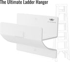 Ladder Hangers for Garage Wall - Set of 2 Ladder Hooks - Use as Ladder Holder Wall Mount or Step Ladder Hanger