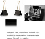 40Pack Extra Large Binder Clips for Office Home 2 inch