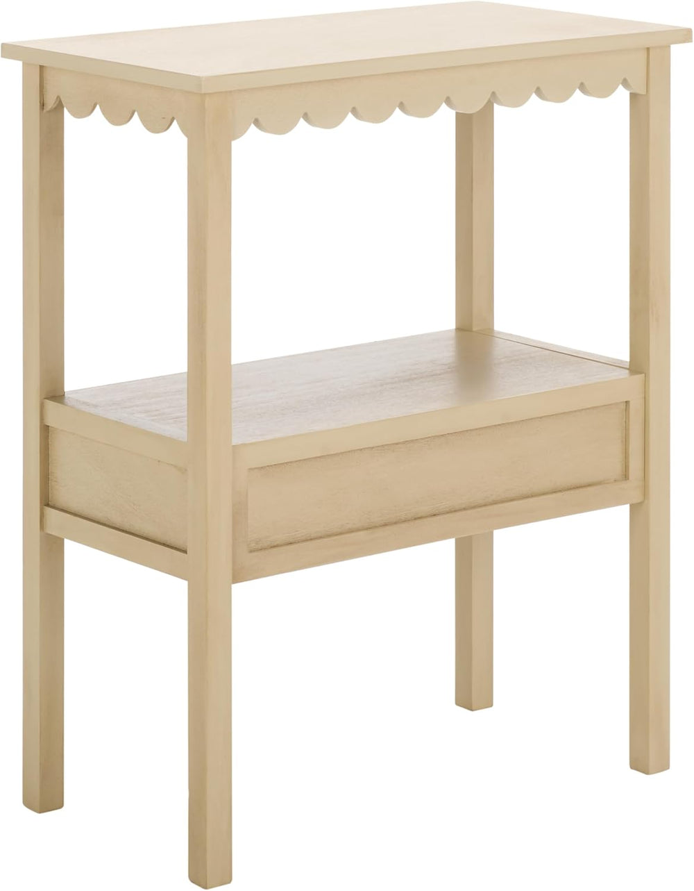 SAFAVIEH Home Collection Haven Natural Brown Low Drawer Accent Table