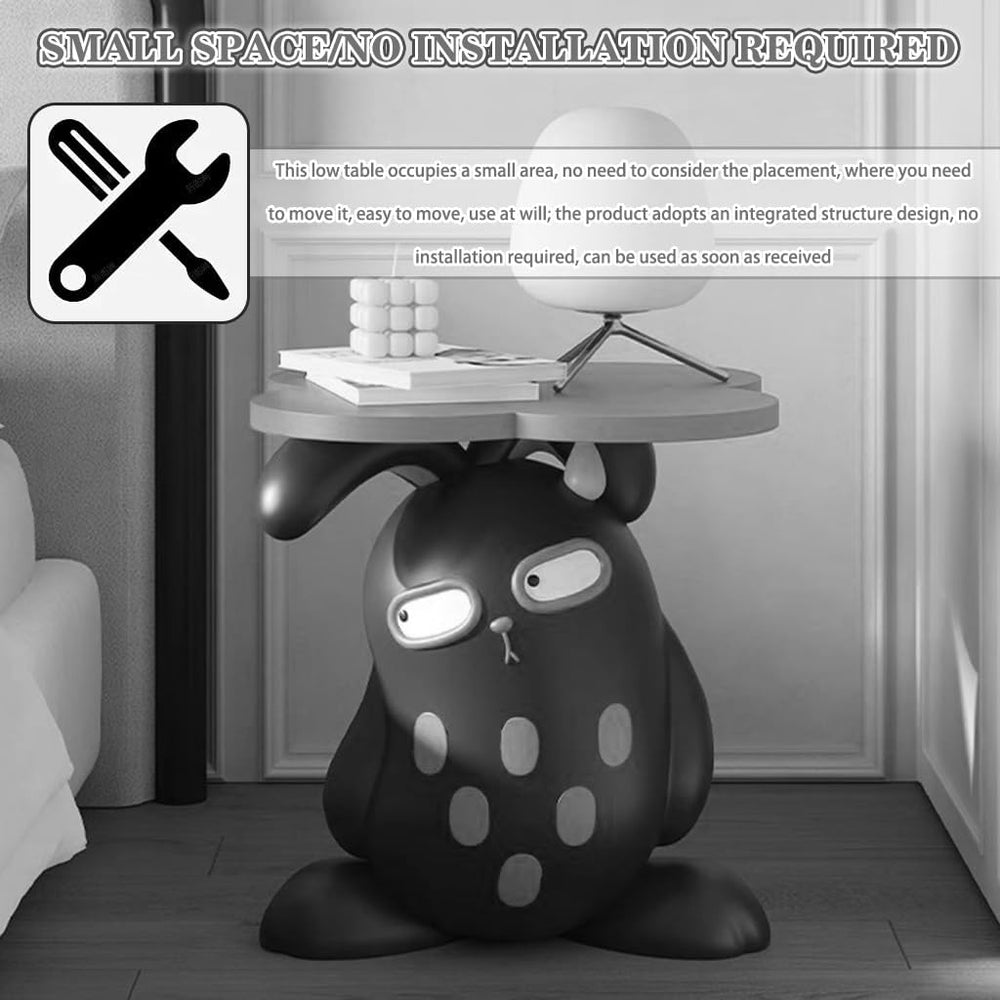 Fashionable Style Funny Rabbit Shape End Table, Living Room Creative Side Tab...