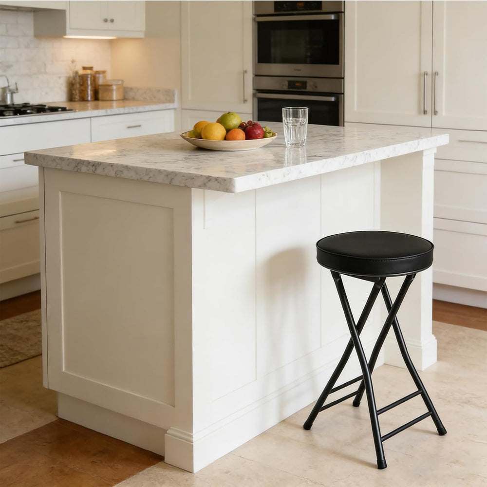 Folding Stool,24 Inch Foldable Portable Height Bar Stools Chair | Adult Tall ...