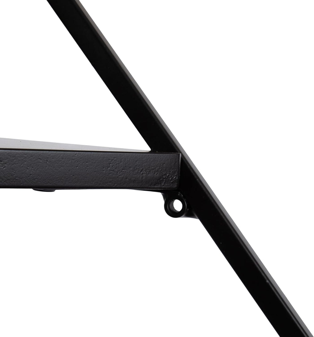 Kate and Laurel Melora Modern Glam Corner Shelf; 24 x 17 x 38; Black; Contemp...