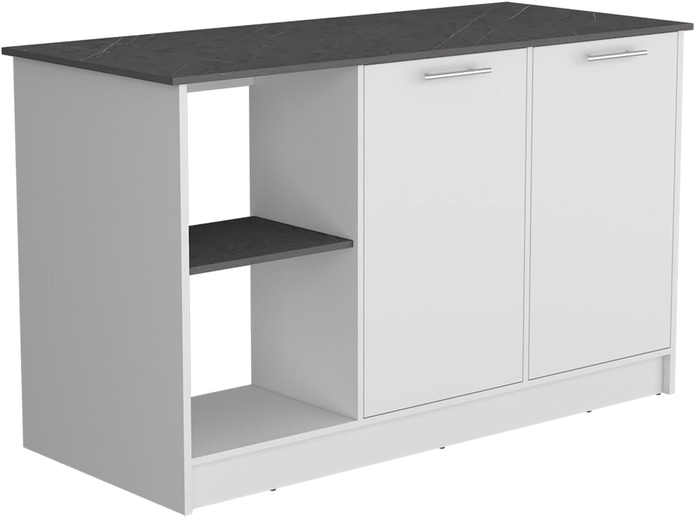 Juniper Kitchen Island with Large Countertop