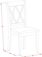East West Furniture DOCL6-LWH-C 6 Piece Modern Dining Table Set Contains a Rectangle Wooden Table with Butterfly Leaf and 4 Linen Fabric Dining Chairs with a Bench, 42x78 Inch, Linen White