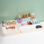 (9 Piece Set) Large Size Plastic Desk Drawer Organizers For Makeup Bathroom Office Kitchen Three Colors