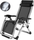 Recliner Garden Chairs, Sun Loungers Recliners Folding Gravity for Patio, Lawn & Garden(Style B)