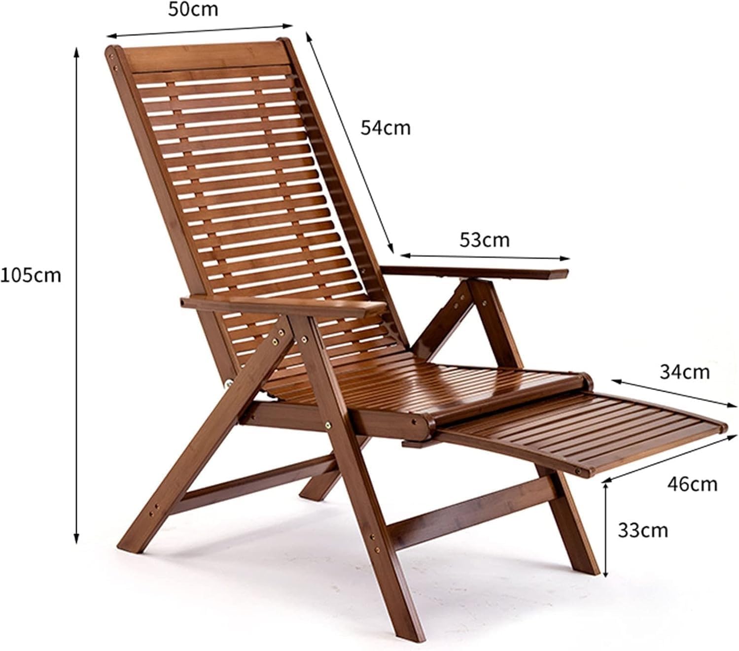 Rattan Recliner Chair Folding Lounge Cotton Cushion with Retractable Footrest Adjustable Indoor Outdoor(Grey2)