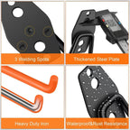 Garage Hooks Pack of 12, Garage Storage System Hooks for Hanging Ladders, Bicycles, Power Tools and More Tools