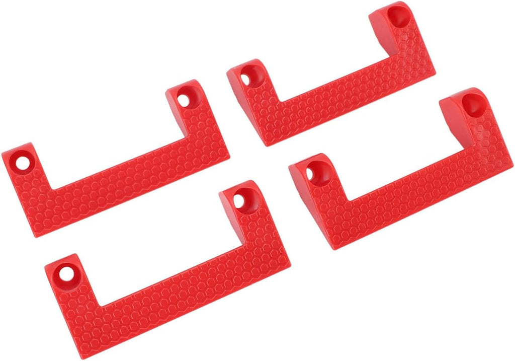 Fdit Premium 4 Piece Tape Measure Holder Set, Power Tool Ladder Storage Holder for Garage Organization, Workshop Accessories