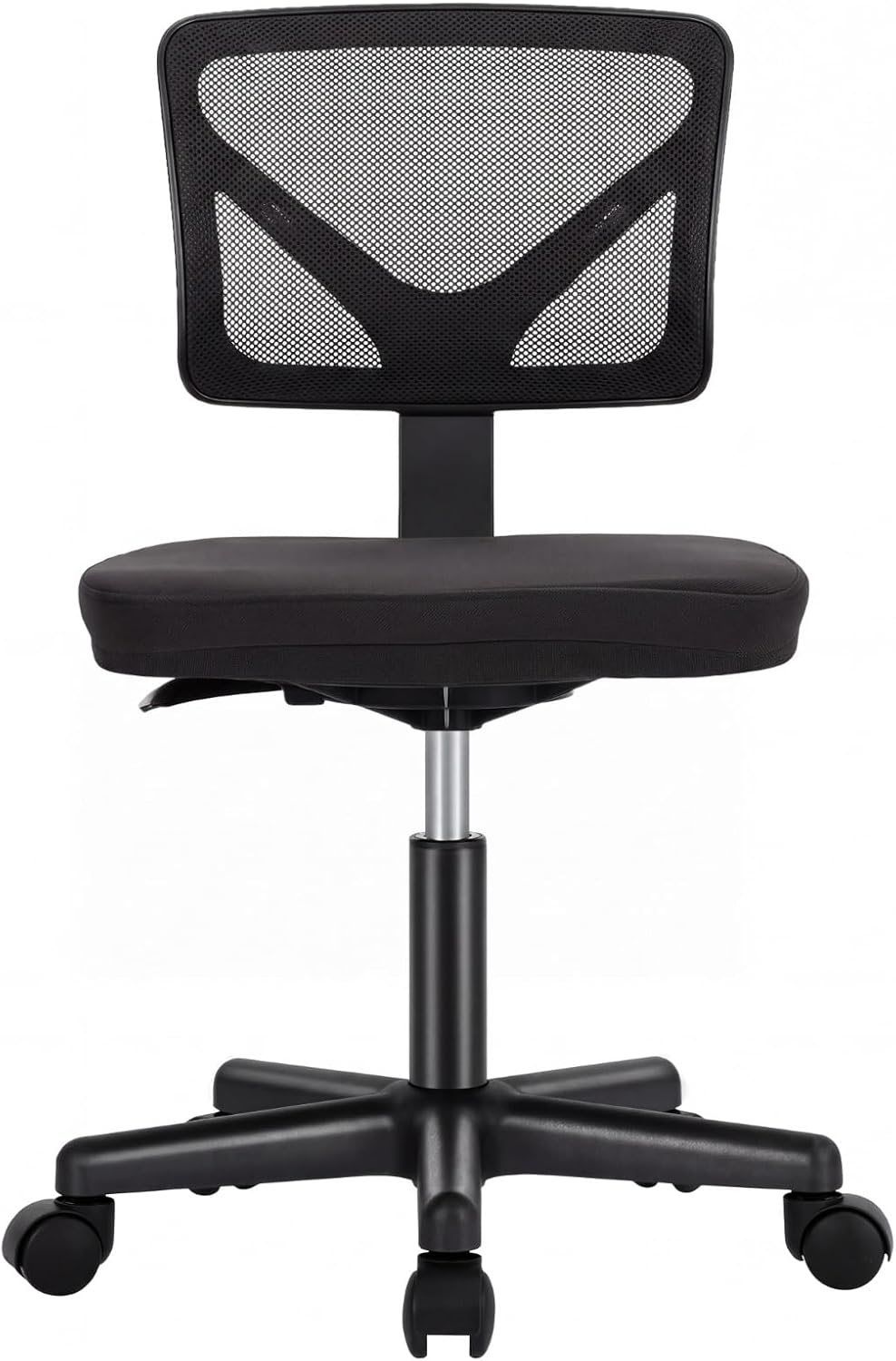 DUMOS Armless Small Desk Chairs, Ergonomic Home Office Mesh Chairs