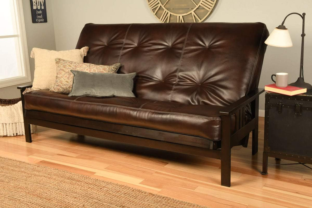 Kodiak Furniture Monterey Queen-size Futon, Espresso Finish with Oregon Trail...