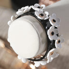 T-Bar Bracelet Holder Stand, Bracelet Jewelry Organizer Stand, Bangle Bracelet Watch Display for Selling, Scrunchie Hair Ties Jewelry Storage Rack for Women (3 tier beige)