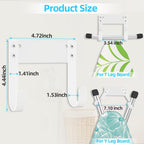 JUYSON Ironing Board Holder Wall Mount for T&Y Leg Ironing Board Hanger, Small Wall Mounted Ironing Board, Iron Holder Wall Mounted for Laundry Room
