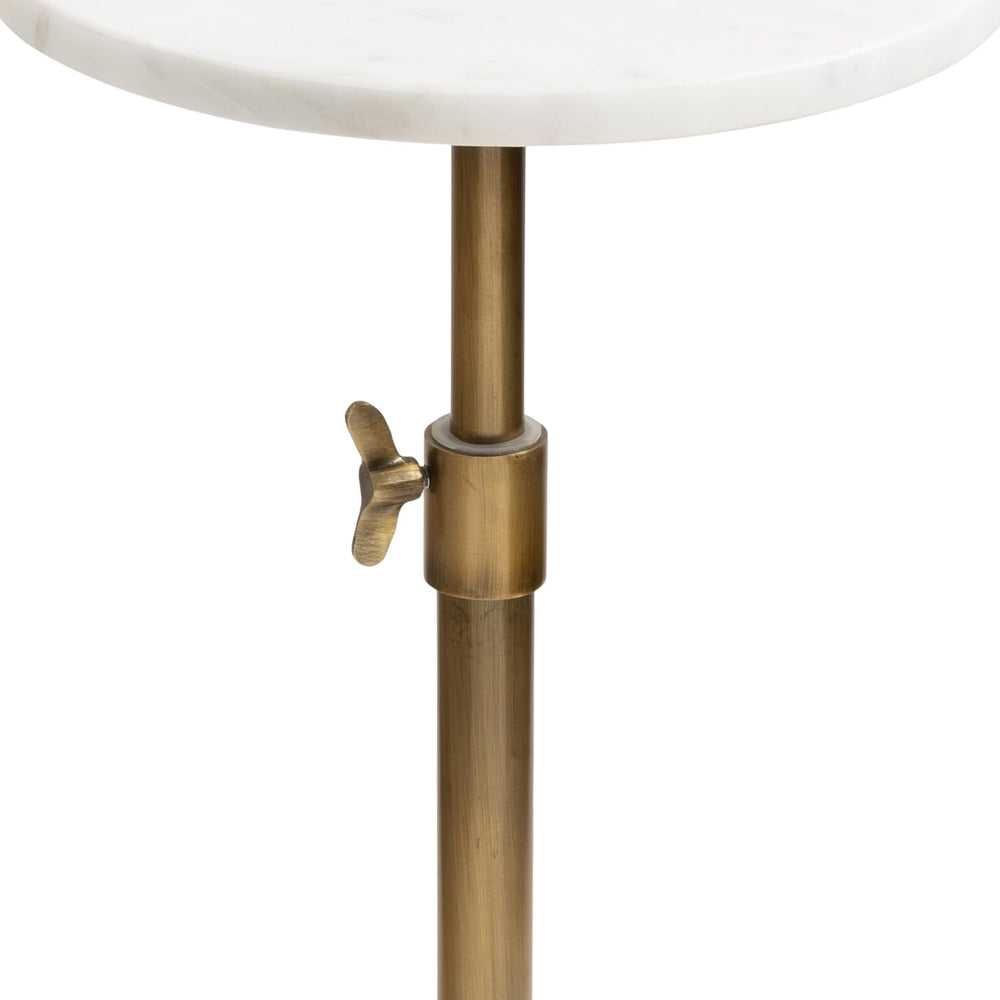 Kate and Laurel Engles Traditional Adjustable-Height Pedestal Drink Table, 10...