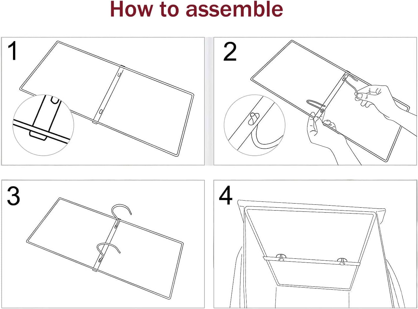 Hanging Purse Handbag Organizer Homewares Nonwoven 10 Pockets Hanging Closet Storage Bag