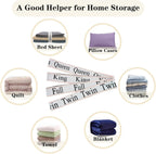 24 Pieces Bed Sheet Organizer Bands, Closet Organization Sheet Straps, Linen Labels Bedding Bands, Elastic Bed Sheet Storage Sheet Keepers （6PcsQueen 6PcsKing 6PcsTwin 6PcsFull）