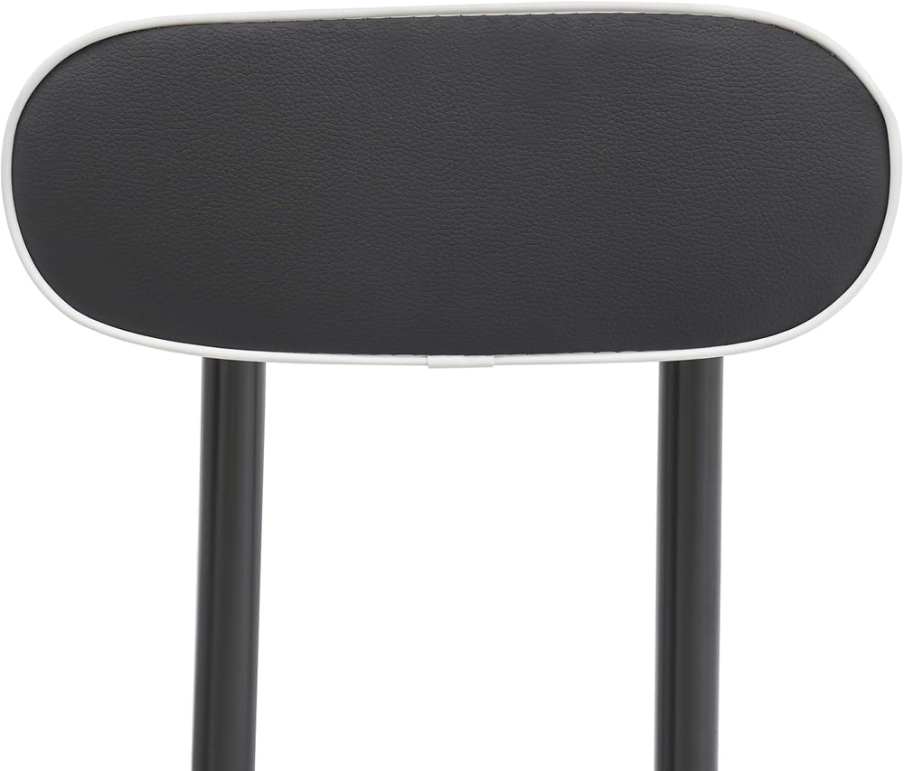 LOYALHEARTDY 2 Pcs Folding Stool, 25.6 in Cushioned Padded Folding Stool Port...