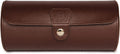 CASE ELEGANCE Travel Watch Case Roll Organizer for Men | Vegan Faux Leather Watch Display Case | Watch Display, Storage & Holder | Watch Case for Men's Watch Collection | Watch Holder for Men | Brown