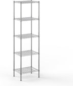 18" Deep x 24" Wide x 86" Height Wire Shelving Kit | 5-Tier | NSF Commercial Storage Rack Unit