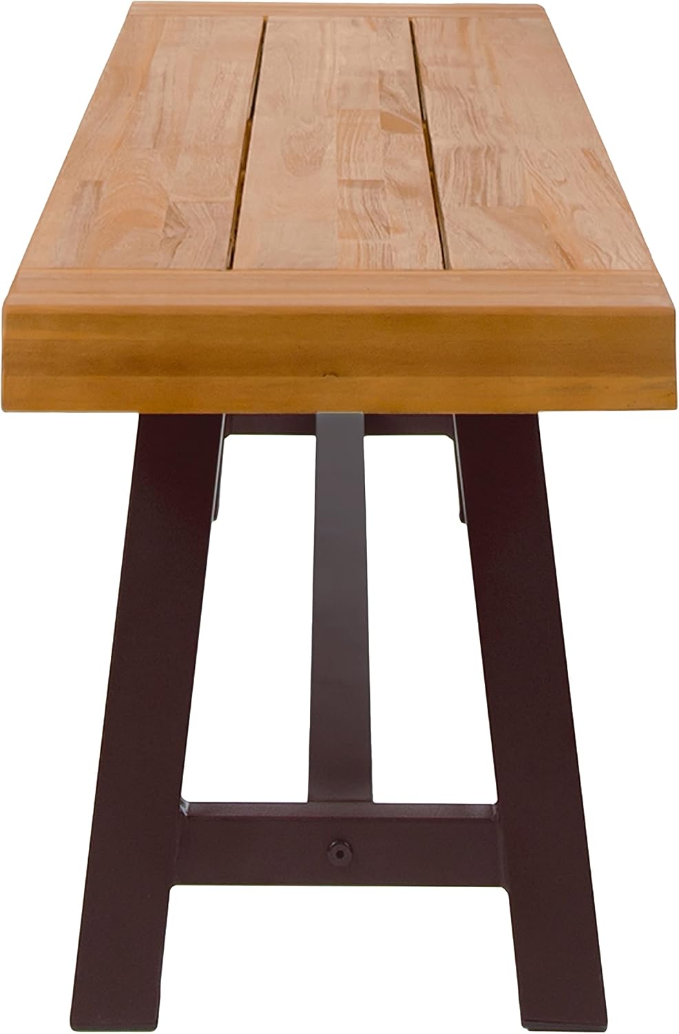 Christopher Knight Home 318117 Carlisle Benches, Sandblasted Brown + Rustic M...