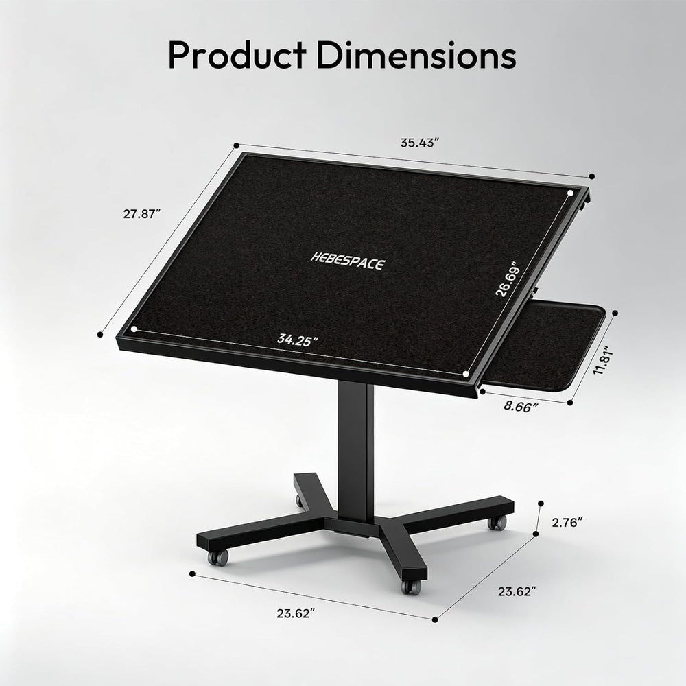 1500 Piece Jigsaw Puzzle Table with Legs, 35.43"x27.87" Metal Puzzl...