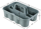 All-Purpose Cleaning Caddy, Cleaning Tool Organizer with Handle Portable Shower Caddy Basket, Grey, 6 Pack