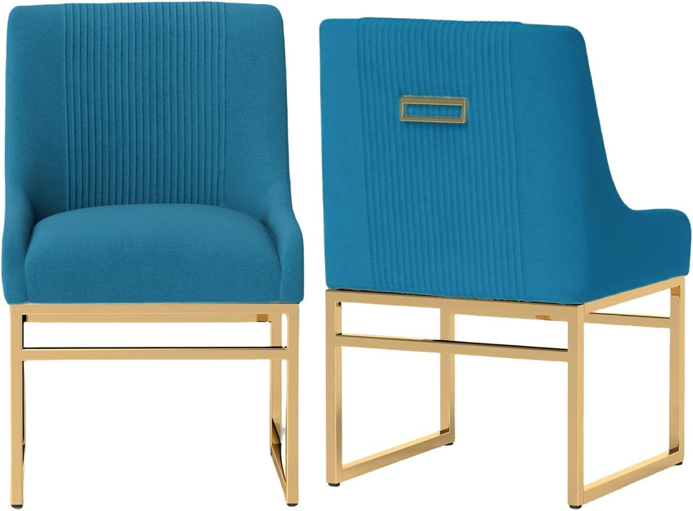 Kitchen & Dining Room Chairs Set of 2 Mid Century Modern Dining Chairs Up...