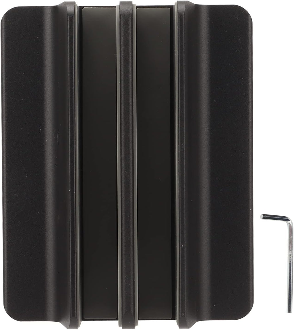 Pssopp Laptop Stand, Aluminum Alloy Vertical Holder with Silicone Protective Pad for Computers and Tablets, Ideal for Home Office and Students
