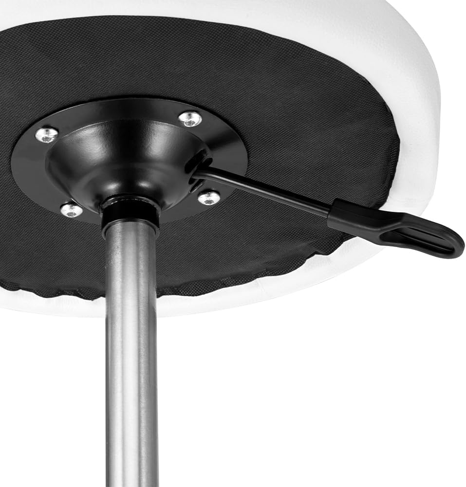 BAKAJI Ergonomic Faux Leather Stool - Minimalist Design