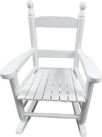 Kids Rocking Chair Wood Kids' Rocking Chairs Outdoor Childs/Toddler/Childrens Porch Rocker Chair Accent Rocker for Ages 2-8 Living Room,Bedroom,Balconies, Porches,Children's Rooms