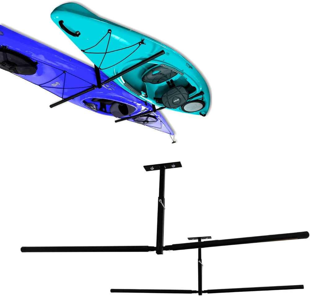 StoreYourBoard Adjustable Kayak Ceiling Rack – Hi Port 2 Garage Ceiling Kayak...