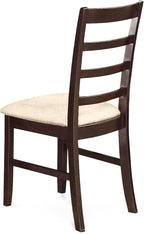 East West Furniture CAPF5-CAP-C 5 Piece Dining Room Furniture Set Includes a Rectangle Kitchen Table and 4 Linen Fabric Upholstered Dining Chairs, 36x60 Inch, Cappuccino