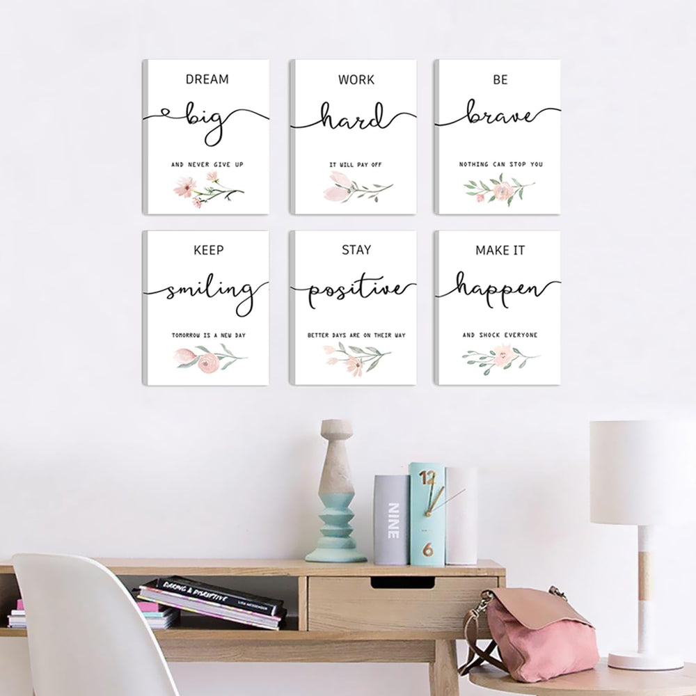 Inspirational Wall Art for Bedroom, Motivational Office Wall Art Decor, Frame...