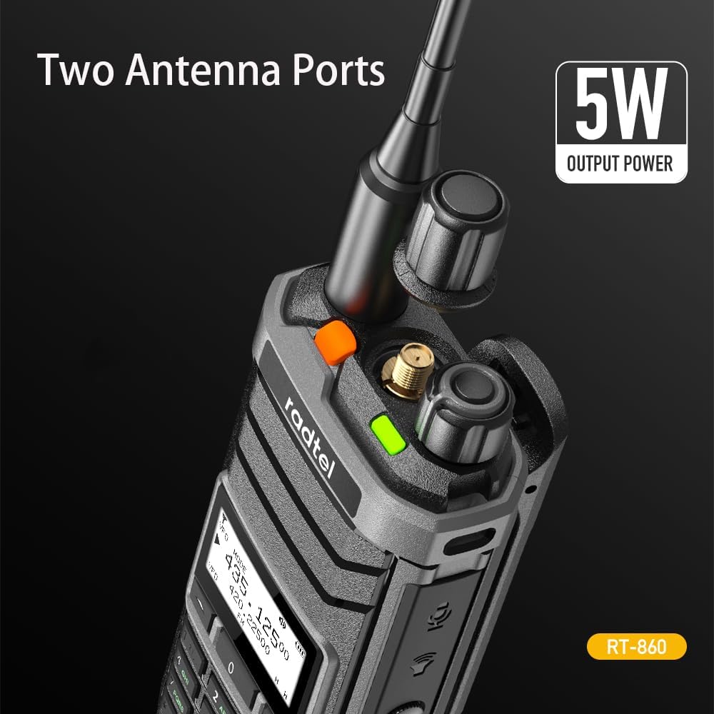 Radtel RT-860 Multi Band Ham Radio HF UHF VHF Dual Band with AM USB LSB CW CB...
