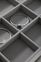 Jewelry Organizer For Drawer, Velvet Jewelry Trays,Premium Watch Tray,Luxury Bracelet Storage,Grey Stackers Jewelry Organizer