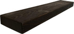 joelsantiques 54 Inch Wooden Floating Shelves for Wall - 54x8x2 in - Made of Natural Wood - Long Heavy Duty Wall Shelves - Made in USA NO TARIFFS - Perfect for Living Room, Kitchen - Mocha