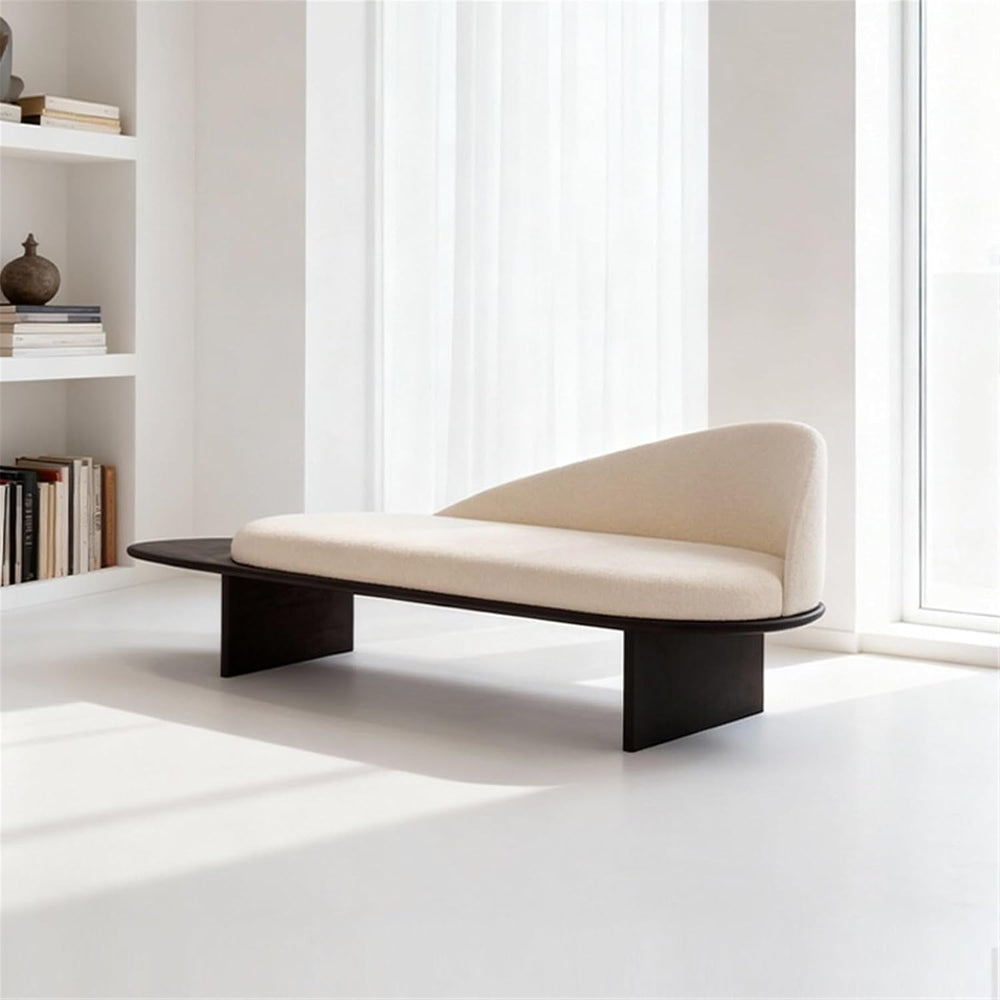 Modern Wooden Bed-end Bench in Hotel Bedroom Showroom Dressing Room Shoe-Chan...